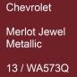 Preview: Chevrolet, Merlot Jewel Metallic, 13 / WA573Q.